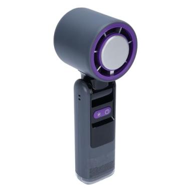 Imagem de Ventilador Portátil Portátil, 100 Níveis Regulação da Velocidade de Velocidade do Ventilador Portátil Com Exibição de LED, Ventilador Portátil de Baixo Ruído para Viagens Em