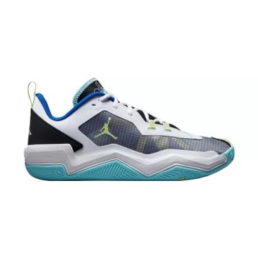 Imagem de Nike Sapatos de Basquete Jordan One Take 4 para Homem, Preto/Lt Líquido Limão Branco, 10.5