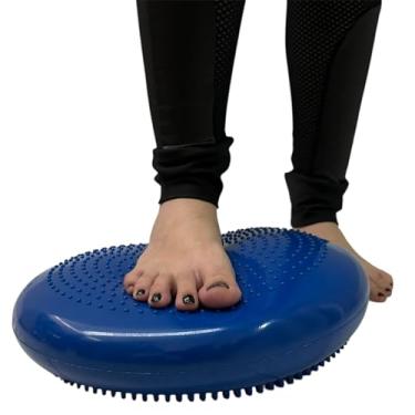 Imagem de Disco de Equilíbrio Inflável PIlates Fisioterapia Funcional 33cm Azul Liftness Dafoca Sports