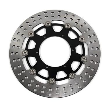 Imagem de 1 peça de rotor de disco de freio dianteiro flutuante compatível com BMW F650ST 97-01, G650GS 09-16 SERTAO 12-14, peças pretas de acessórios de motocicleta