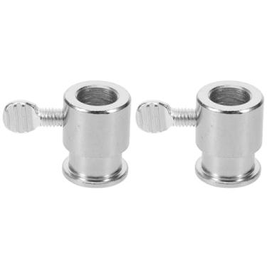 Imagem de Luxshiny 2 peças de acessórios para espetos, cesta, haste de grelha, parafuso de substituição para espeto de acampamento, churrasqueiras brasileiras, suporte de varão, banhado a ferro com