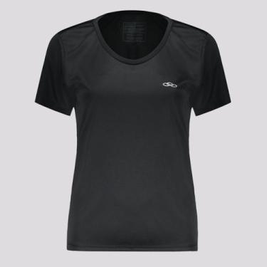 Imagem de Camiseta Olympikus Essential Feminina Preta, M