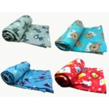 Imagem de Kit 2 Manta Soft-Estampas Aleatória menino - OTOLINA MY BABY