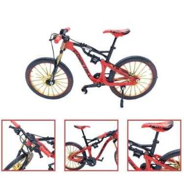 Imagem de Bicicleta Miniatura Mountain Bike Speed Em Metal Ciclismo - Top Casa, 