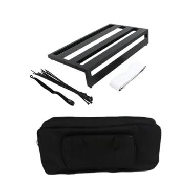 Imagem de Milageto Pedal de Guitarra com Bolsa de Transporte, Pedalboard de Baixo para Peças de Instrumentos Musicais de Guitarra, L