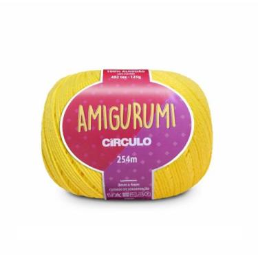 Imagem de Fio Linha Amigurumi Círculo para Crochê e Artesanato - 125g 254m Tex 4