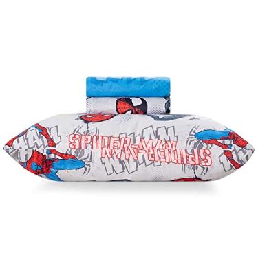 Imagem de Jogo de Cama Microfibra Solteiro Estampado Spider Man 1,40 m x 2,20 m Com 3 peças