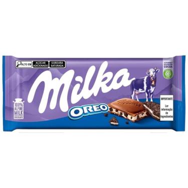 Imagem de Barra de Chocolate Milka Recheado Oreo 100g
