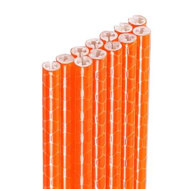 Imagem de HARFINGTON 72 peças de capas refletivas de raio de bicicleta de 0,5 cm de plástico refletores de raio de bicicleta capas de raio guarnição de roda com visibilidade de 360° para decoração de