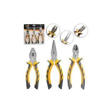 Imagem de Kit De Alicate Universal / Bico Meia Cana Reto / Corte Diagonal 6'' Ca