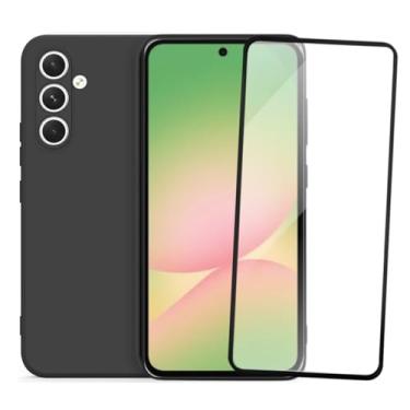 Imagem de Kit Capa Capinha Aveludada e Película de Vidro 3D Compatível Samsung Galaxy A56 - SMART E CASE