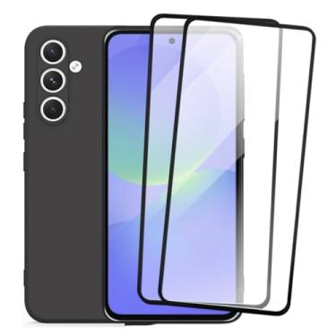 Imagem de Kit Capa Capinha Aveludada e 2 Películas de Vidro 3D Compatível Samsung Galaxy A36 - SMART E CASE