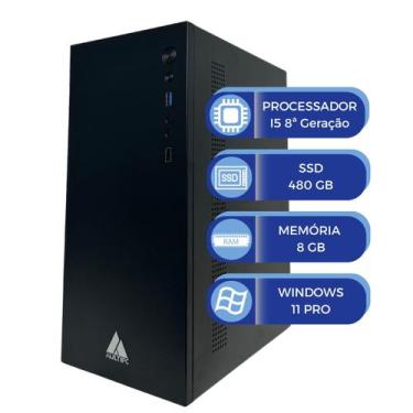 Imagem de Computador PC MultiPc Intel I5 8ª Geração Memória 8G SSD 480GB Win 11 