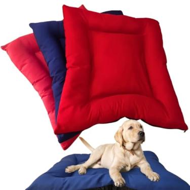 Imagem de Cama Cachorro Gato Colchonete Confortável Caminha Pet Lavável Tamanhos P M G ROSA (Grande)