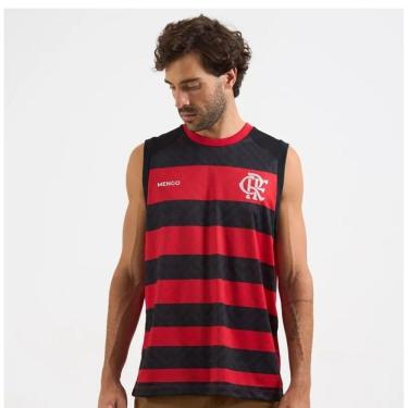 Imagem de Regata Braziline Fla Nos Licenciada Preto e Vermelho