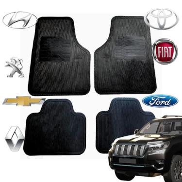 Imagem de Tapete Automotivo Universal Todas Marcas e Modelos Versátil Borracha 4