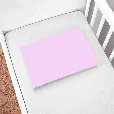 Imagem de Kit 2 Fronha De Berço Simples 30x40 Bainha Capa Para Travesseiro Infantil 100% Algodão (Lilás)