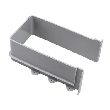 Imagem de IEUDNS U forma em U sob a pia Bacia de drenagem Tubs da tampa da gaveta retire a capa de recorte de fundo Peças de defletor cinza embutido para banho de, Altura 8.88 Cm