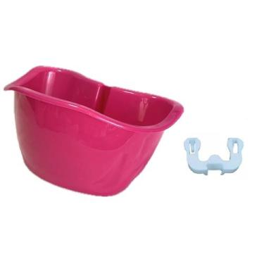 Imagem de Cestinha para Bicicleta Aro 14/16 Nathor, Rosa esc