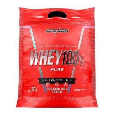 Imagem de Whey Protein Concentrado Whey 100% Refil - Integralmedica, 900g, Cooki