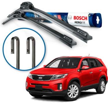 Imagem de Par Palheta Limpador Parabrisa Bosch Kia Sorento 2009 2010 2011 2012 2