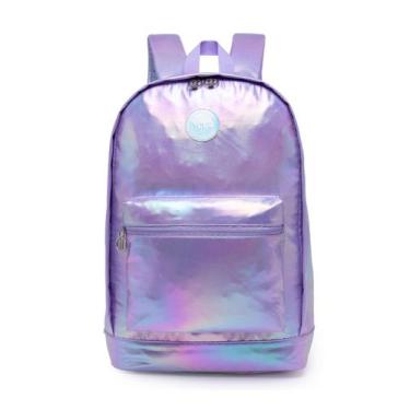 Imagem de Mochila Bolsa Feminina Reforçada Espaçosa Escolar - Yupe, U, LILÁS