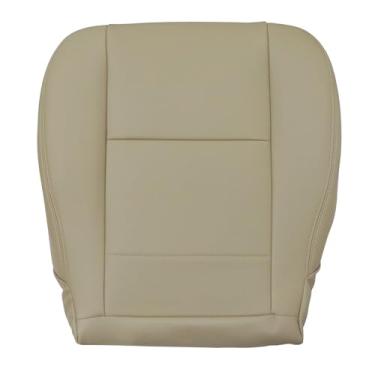 Imagem de Vigoraze Capa de assento de couro inferior do lado do motorista bege compatível com Toyota Tundra Sequoia 2000 2001 2002 2003 2004 2005 2006 2007