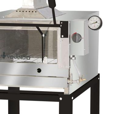 Imagem de Forno Industrial A Gás 90cm De Lastro Roma Com Infravermelho Venâncio Firiv90