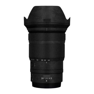 Imagem de Adesivo de lente de câmera antiarranhões para Nikon Z 24-120 mm F4S Película protetora de revestimento protetor de corpo capa para 24-120 4 (Mamba Preto)