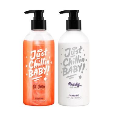 Imagem de Conjunto de shampoo e condicionador Suisuaie para cabelos oleosos 560m