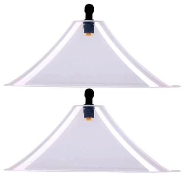 Imagem de Protetor de deriva com bico de pulverizador plano, evita o desvio de gotículas finas, para uso com pulverizador de mochila pequeno protetor de desvio de 40,6 cm (2, 1 bicos)