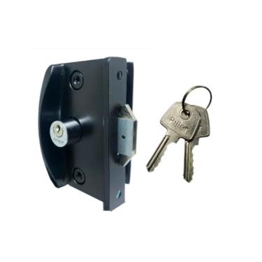 Imagem de Fechadura Para Porta De Correr G3530 Zamac - Preto