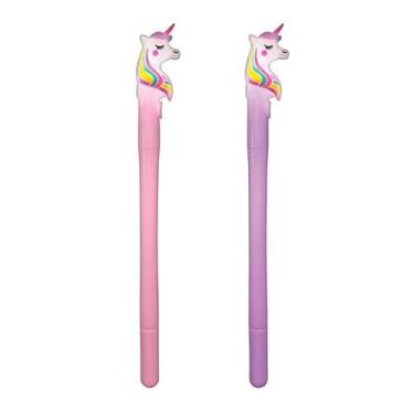 Imagem de Caneta Gel com LED 0.5mm Unicórnio Tilibra - Sortida