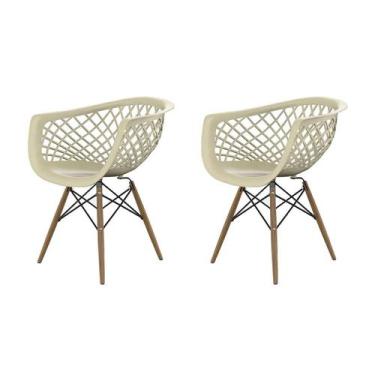 Imagem de Conjunto com 2 Cadeiras Web DSW Fendi - Mobly