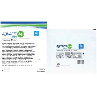 Imagem de Curativo Aquacel Ag+ Extra Hidrofibra 15X15