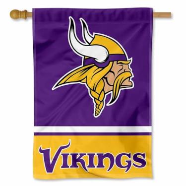 Imagem de WinCraft Minnesota Vikings Bandeira de Casa de Dois Lados