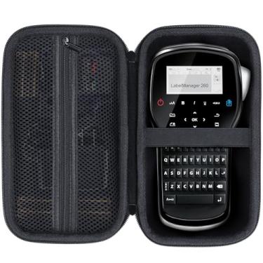 Imagem de Lebakort Estojo de armazenamento compatível com DYMO Label Maker LabelManager 160/280 / 420P recarregável máquina de etiquetas portátil