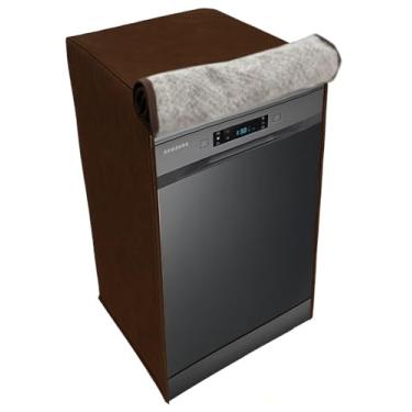 Imagem de CAPA PARA LAVA LOUÇAS SAMSUNG 10 SERVIÇOS IMPERMEÁVEL FLEX (Marrom)