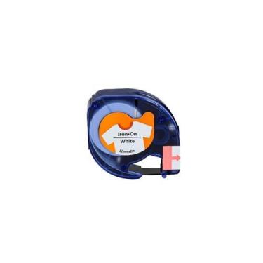 Imagem de Fita Tecido Compatível Dymo Letratag 18771 Branca 12mm - X-Full