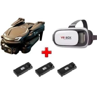 Imagem de Drone V88 Profissional, Camera 4k + Óculos VR - 3 Baterias - DronePro