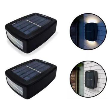 Imagem de Luz De Led Forte Solar Decorativa Area Externa Meia Lua 2un - Home Goo