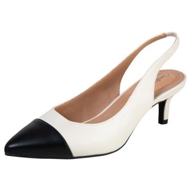 Imagem de Comfort Plus Kittie – Sapato feminino com salto médio, Branco (preto), 35