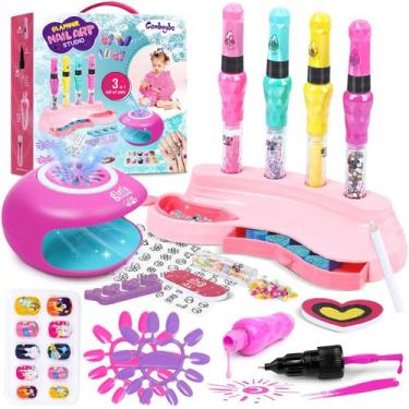 Imagem de Conjunto de Esmaltes Combaybe Kids para Meninas (7-12 anos) - com Seca