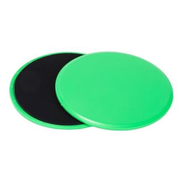 Imagem de Pegciuho 2 peças de discos deslizantes, controles deslizantes de núcleo, equipamento de presente para exercícios, almofadas de equilíbrio para pés portáteis, Verde