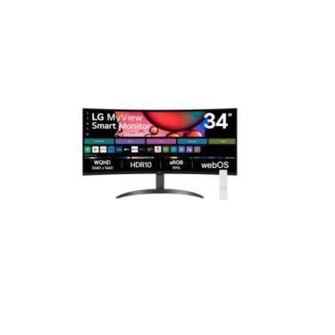 Imagem de Monitor LG MyView Smart 34SR60QC-B Tela curva WQuadHD