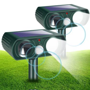 Imagem de Repelente solar de animais JahyElec 2025 Outdoor com sensor de movimento