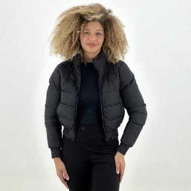 Imagem de Jaqueta Blue Rose Bomber Cropped em Nylon Feminina-Feminino