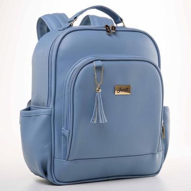 Imagem de Mochila de Maternidade Just Baby Milão Slim Azul-Masculino