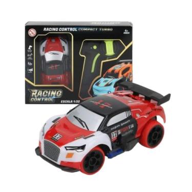 Imagem de Brinquedo Infantil Carrinho De Corrida Turbo de Controle Remoto Vermel