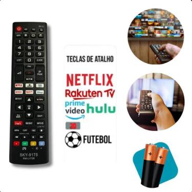 Imagem de Controle Remoto Universal Para Tv Tv Smart 4K  Kit Com 2 Unidades - LI